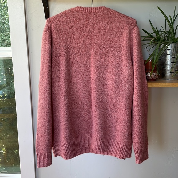 Old Navy Heather Pink Supersoft Oversized Crew Neck Sweater Size XXL - Picture 4 of 5